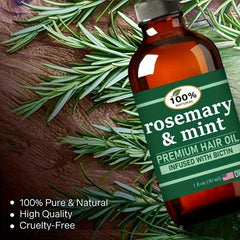 Natural Rosemary & Mint Hair Essential Infused With Biotin