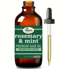 Natural Rosemary & Mint Hair Essential Infused With Biotin