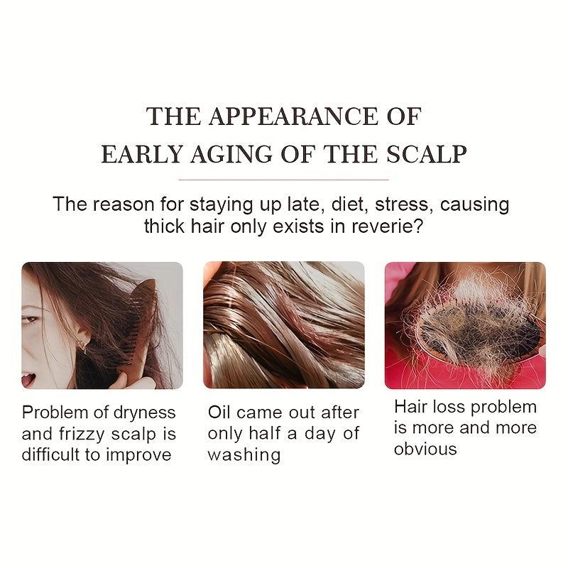 Hair Care Serum for Thicker Fuller Hair with Vitamins & Oils