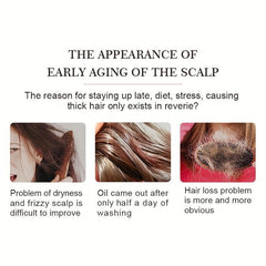 Hair Care Serum for Thicker Fuller Hair with Vitamins & Oils