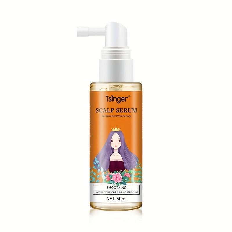 Hair Care Serum for Thicker Fuller Hair with Vitamins & Oils