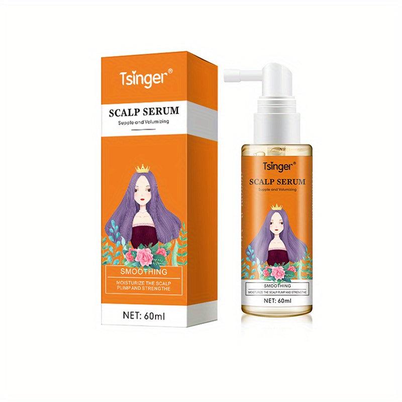 Hair Care Serum for Thicker Fuller Hair with Vitamins & Oils