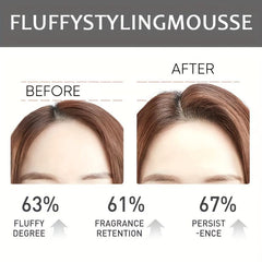 Fluffy Air Feeling Hair Mousse Long Lasting Natural Styling Tool