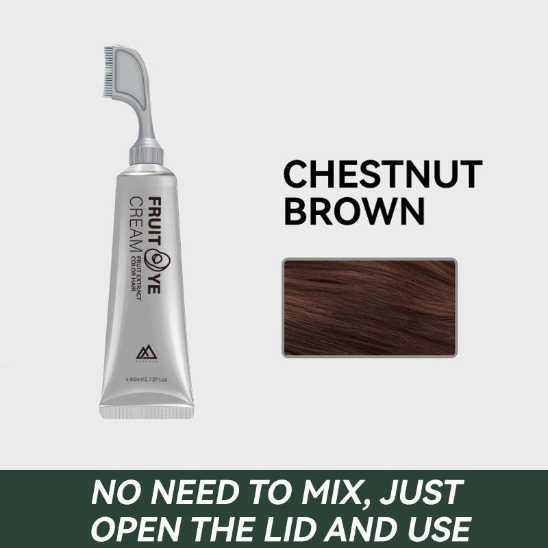 2pcs Gray Hair Coverage Hair Dye Cream
