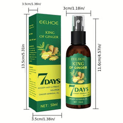 30ml Ginger Hair Care Essential Serum for Strong Roots and Revitalized Hair