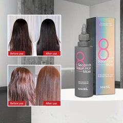 8 Second Hair Mask Conditioner 200ml Bottle Silky Smoothness