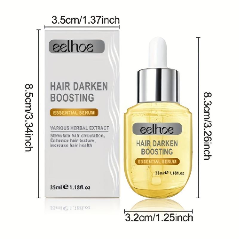 Hair Darken Boosting Serum Repair Damaged Dry Hair