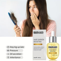 Hair Darken Boosting Serum Repair Damaged Dry Hair