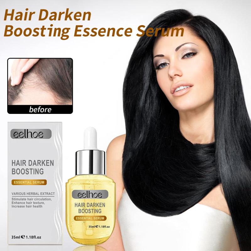 Hair Darken Boosting Serum Repair Damaged Dry Hair