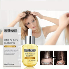 Hair Darken Boosting Serum Repair Damaged Dry Hair