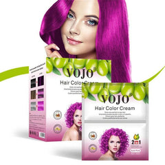 Halloween Hair Dye Cream x10 40ml - Natural Plant Foam Hair Color