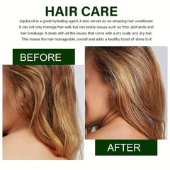 Organic Jojoba Hair Care 100% Pure Moisturizing For Face Hair & Scalp Care Skin