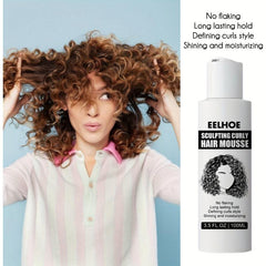 100ml 2pcs Curly Hair Styling Cream Mousse for Soft Curls