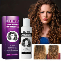 100ml 2pcs Curly Hair Styling Cream Mousse for Soft Curls