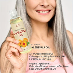 Calendula Hair Care Essential: Flower Extract Almond Base - 100 Pure & Natural