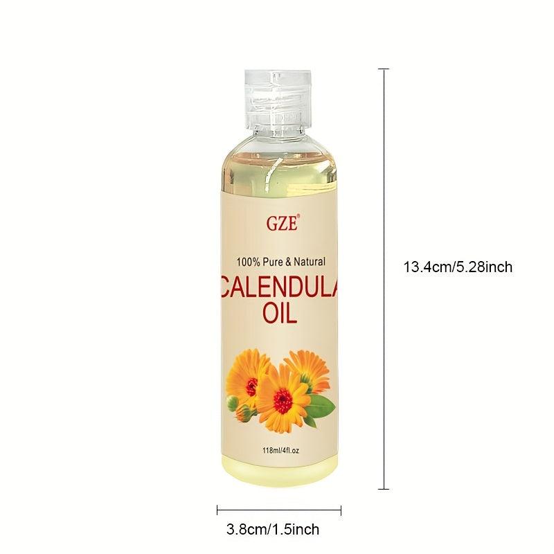 Calendula Hair Care Essential: Flower Extract Almond Base - 100 Pure & Natural