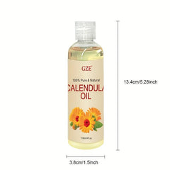 Calendula Hair Care Essential: Flower Extract Almond Base - 100 Pure & Natural