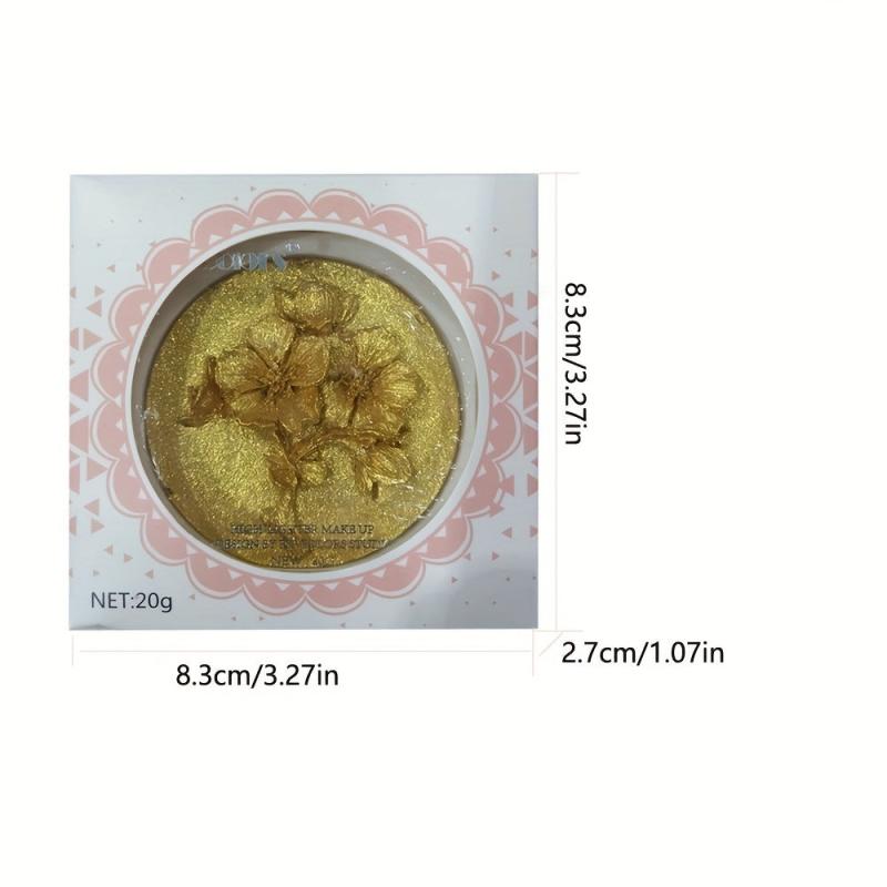 3D Flower Shape High Gloss Golden Brown Pearlescent Powder