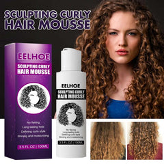 Curly Hair Mousse for Volumizing and Styling
