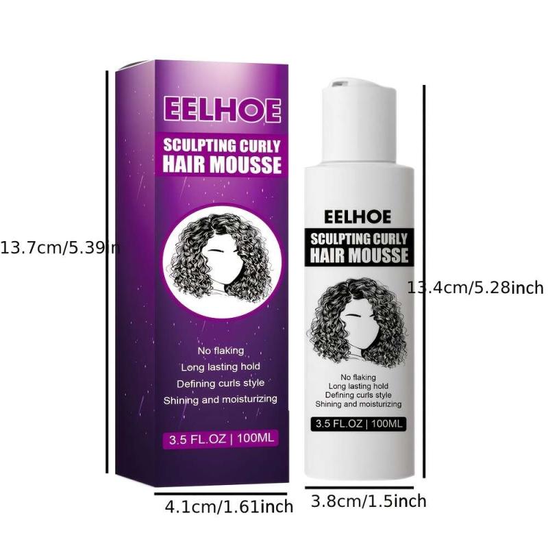 Curly Hair Mousse for Volumizing and Styling