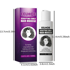 Curly Hair Mousse for Volumizing and Styling