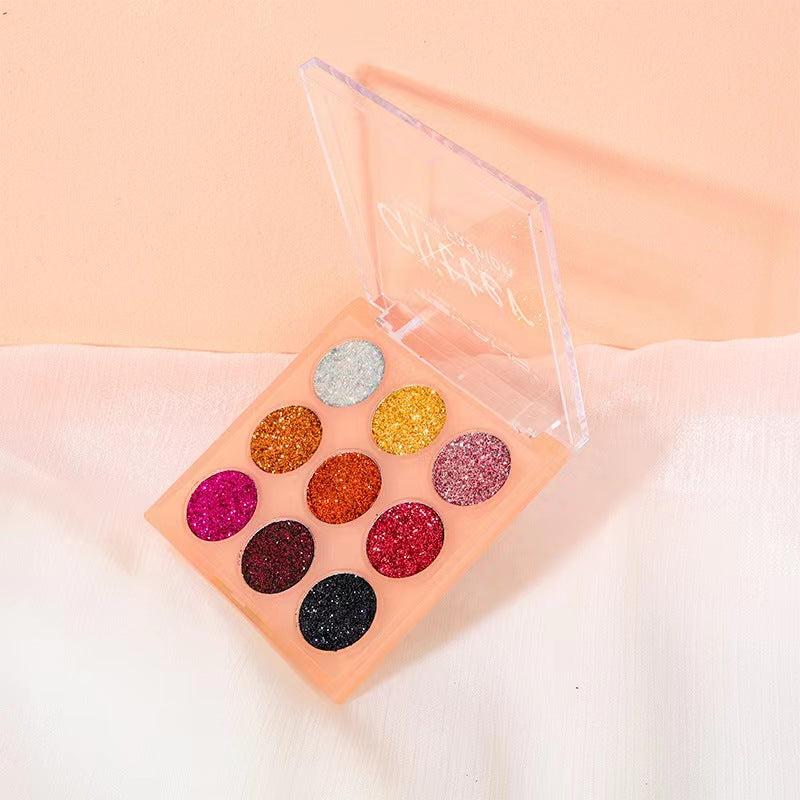 Glitter Eyeshadow Palette Mineral Ultra Shimmer Brightening Long Lasting