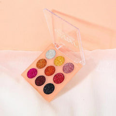 Glitter Eyeshadow Palette Mineral Ultra Shimmer Brightening Long Lasting