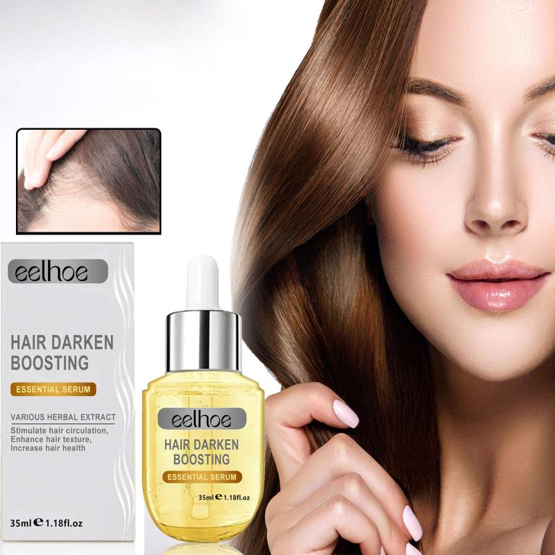 Hair Darken Boosting Serum Daily Hair Care Essential Healthy Hair