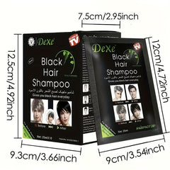 25ml 10pcs Instant Hair Dye Cream Hair Shampoo Gray Hair Coverage