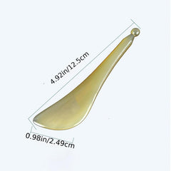 Eye Cream Massager Wand & Natural Horn Gua Sha Board