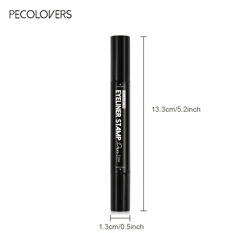 2-In-1 Winged Stamp Liquid Eyeliner Pen Water Proof Double Ended Seal Eye Makeup