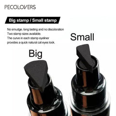 2-In-1 Winged Stamp Liquid Eyeliner Pen Water Proof Double Ended Seal Eye Makeup