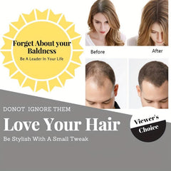Hair Building Fibers & Locking Spray Set - Instant Volume & Thickness