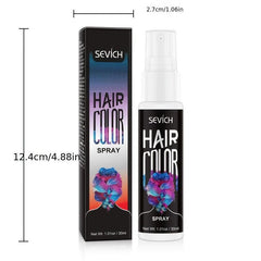2pcs Halloween Disposable Hair Dye Spray Temporary Instant Hair