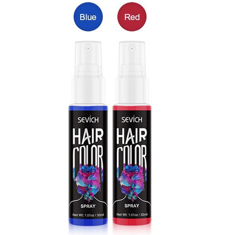 2pcs Halloween Disposable Hair Dye Spray Temporary Instant Hair