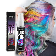 2pcs Halloween Disposable Hair Dye Spray Temporary Instant Hair