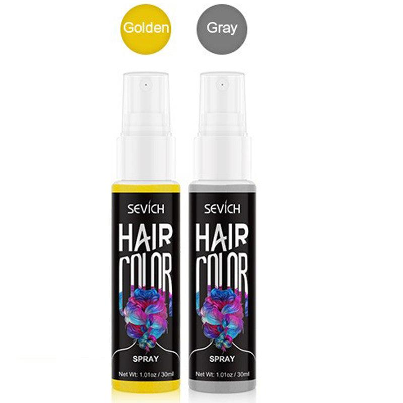 2pcs Halloween Disposable Hair Dye Spray Temporary Instant Hair