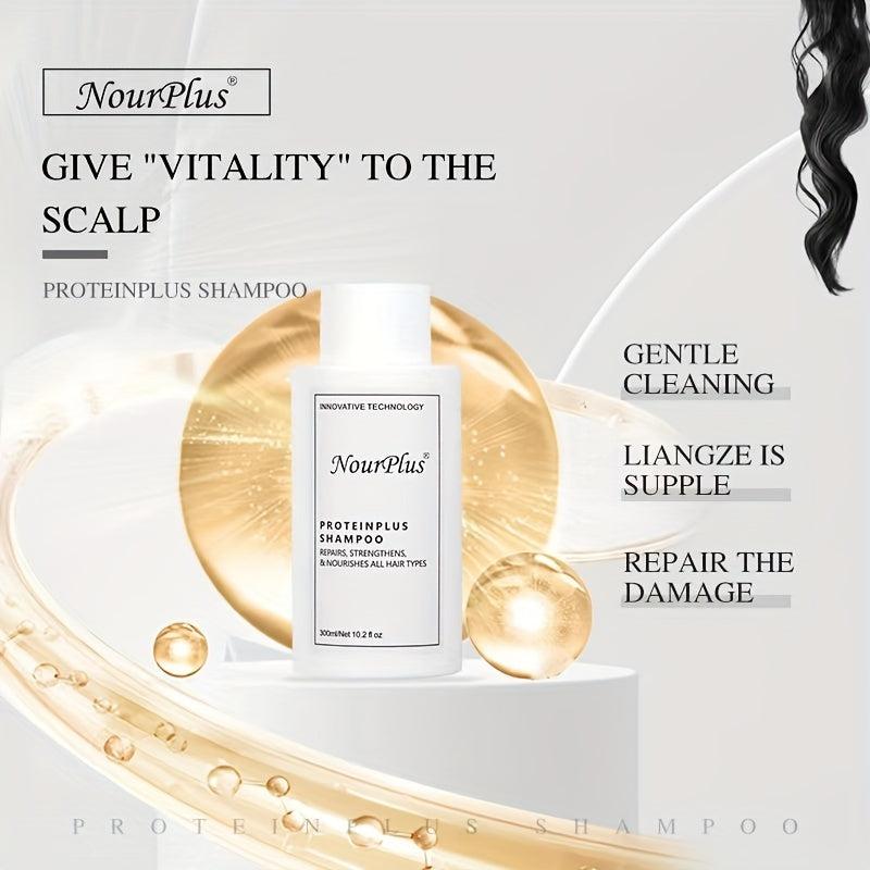Proteinplus Shampoo Repairs, Strengthens, Moisturizes All Hair Types