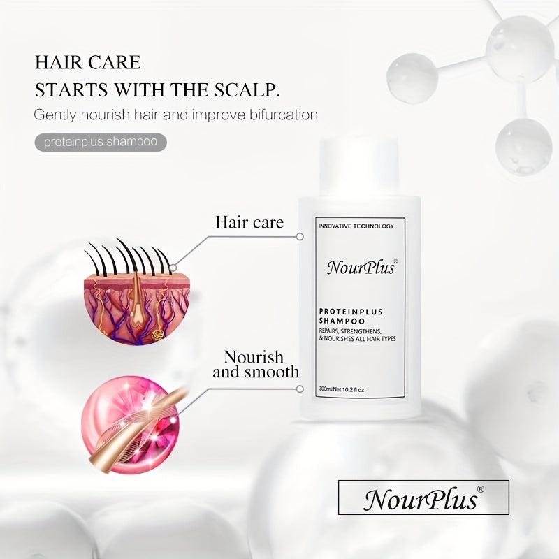 Proteinplus Shampoo Repairs, Strengthens, Moisturizes All Hair Types