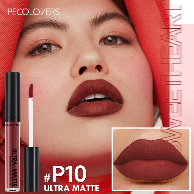 Long Lasting Velvet Matte Nude Brown Lip Gloss Waterproof Liquid Lipstick