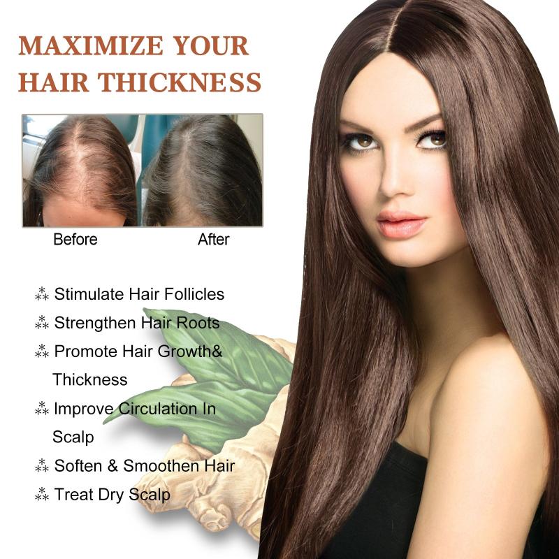 Ginger Hair Care Shampoo & Conditioner Set