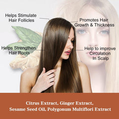 Ginger Hair Care Shampoo & Conditioner Set