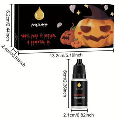 6pcs Halloween Hair Essential Set With Green Tea Cocoa Butter Nuts