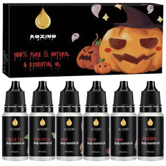 6pcs Halloween Hair Essential Set With Green Tea Cocoa Butter Nuts