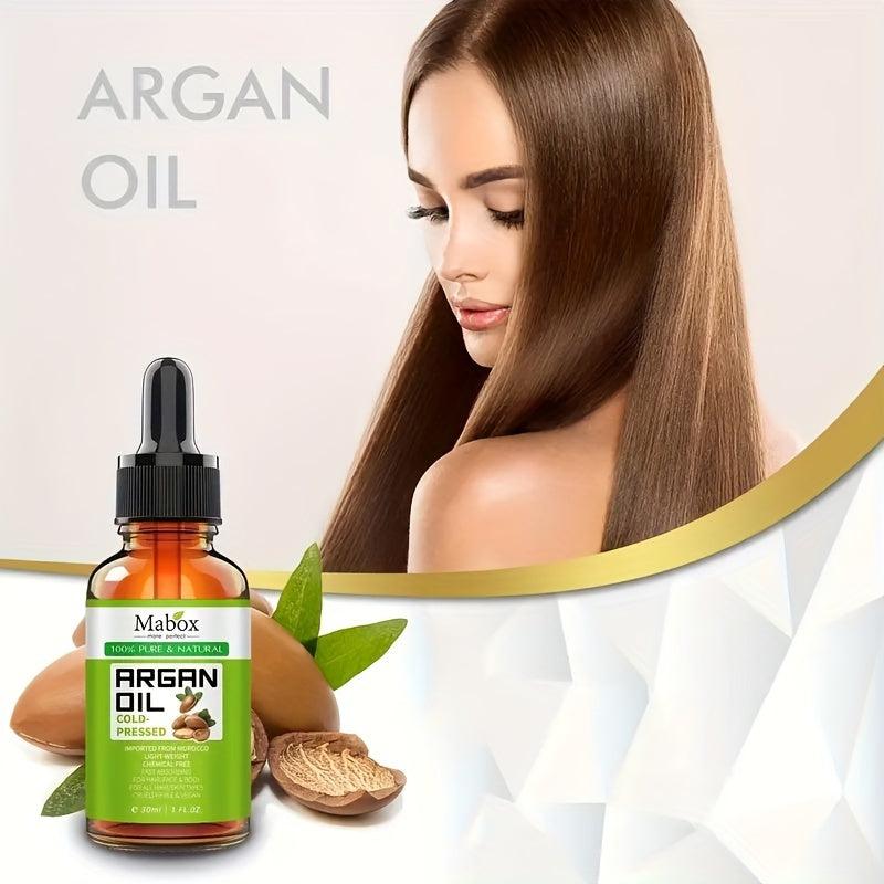 30ML Argan Hair Care Repair Split Ends Strengthens Hair Thickens Healthy Hair