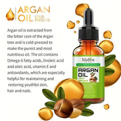 30ML Argan Hair Care Repair Split Ends Strengthens Hair Thickens Healthy Hair