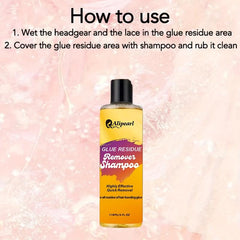 Glue Residue Remover Shampoo - Deep Wash Care - All Residue Hair Adhesive