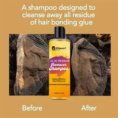 Glue Residue Remover Shampoo - Deep Wash Care - All Residue Hair Adhesive