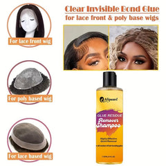 Glue Residue Remover Shampoo - Deep Wash Care - All Residue Hair Adhesive
