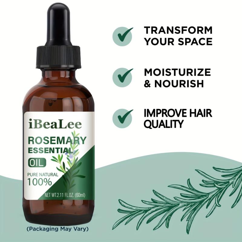 Rosemary Hair Care 100% Pure Scalp & Hair Strengthening